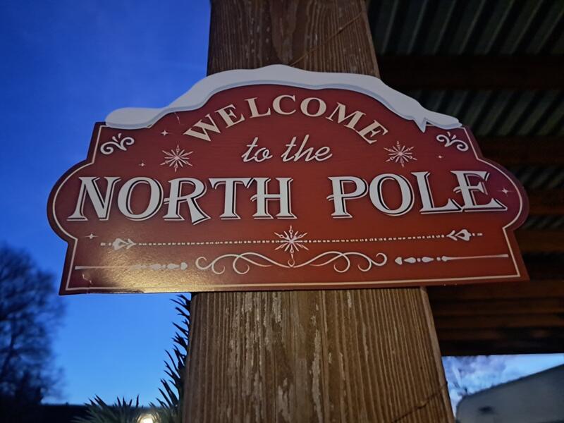 Schild Welcome to the North Pole