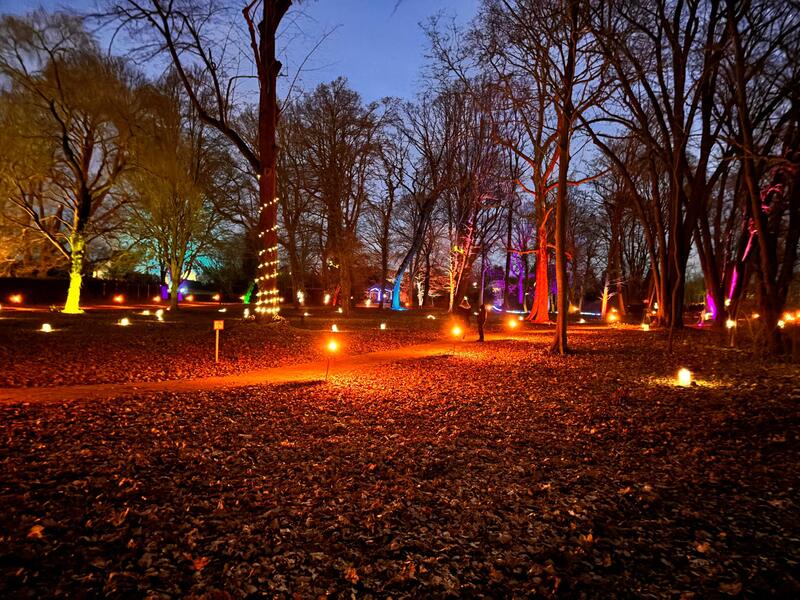 Lichterweg durch den Schlosspark