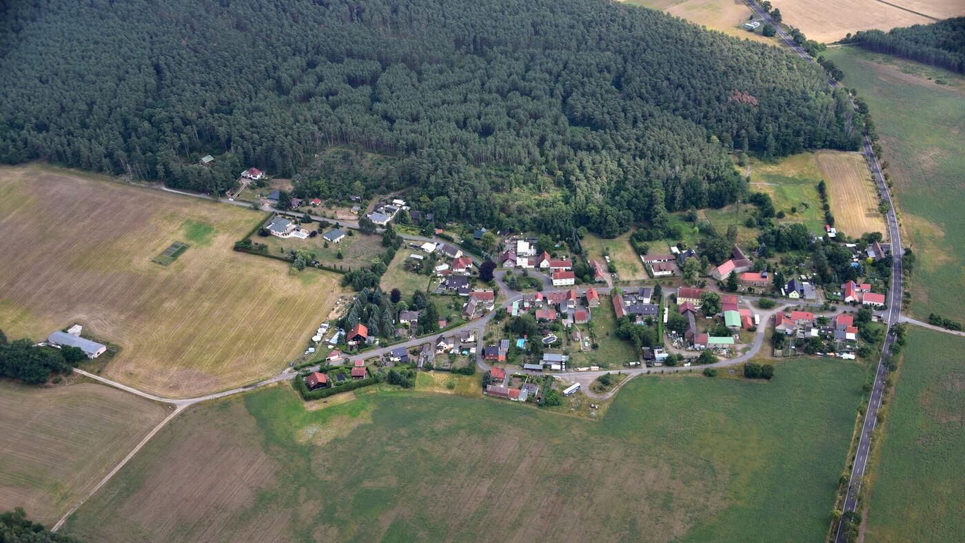 Luftaufnahme Hohenlubast